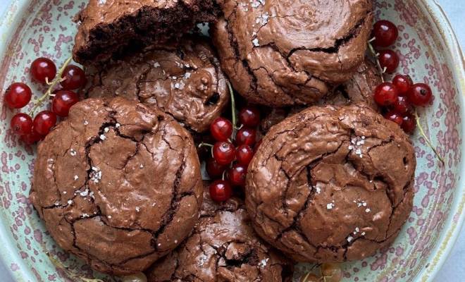 Брауни печенье с клюквой рецепт