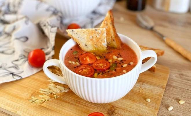 Итальянский летний суп гаспачо томатный рецепт