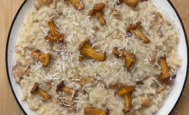 Видео Рис с грибами ризотто с лисичками рецепт