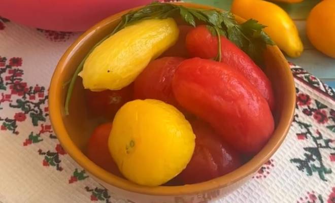 Голые маринованные помидоры быстрого приготовления рецепт