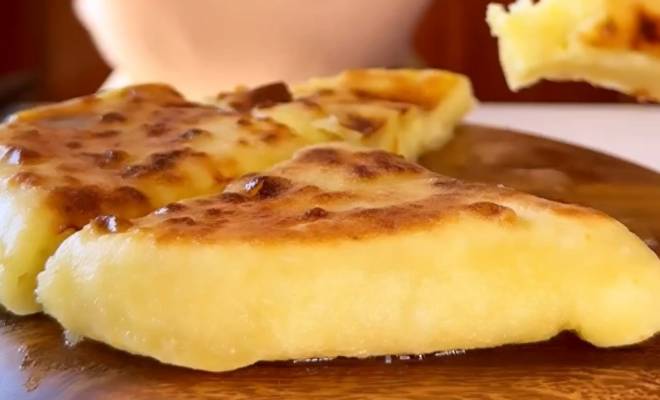 Сырные лепешки с сыром на сковороде рецепт
