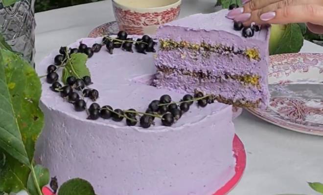 Видео Голубичный торт из голубики рецепт