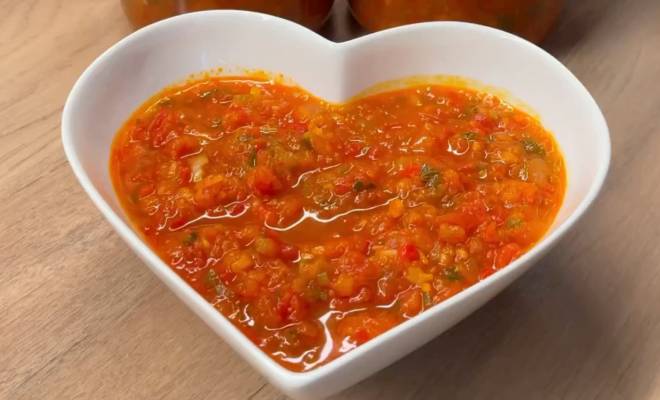 Перец, помидоры, лук, морковь на зиму аджика рецепт