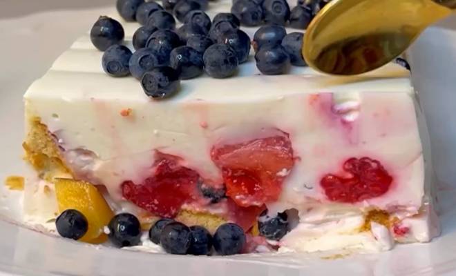 Видео Творожный торт без выпечки с желатином самый простой рецепт