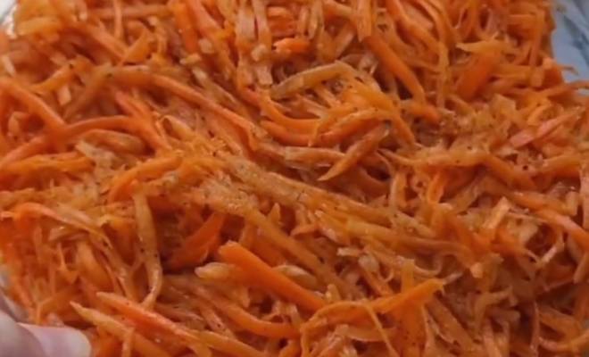 Видео Корейская морковь с чесноком рецепт