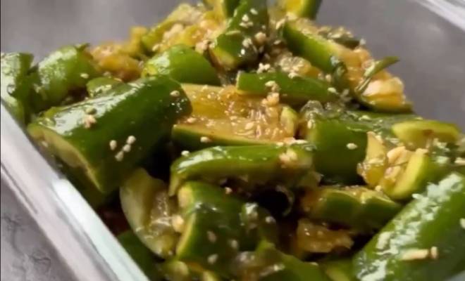 Салат из битых огурцов по китайски рецепт