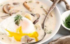 Чешский сливочный суп с белыми грибами Кулайда