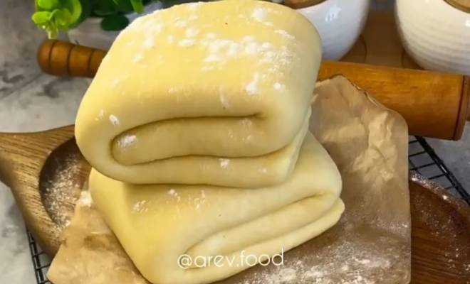 Видео Домашнее слоеное тесто на сливочном масле рецепт
