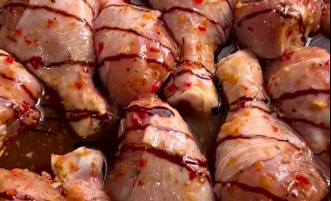 Запеченные куриные голени в соусе в духовке рецепт