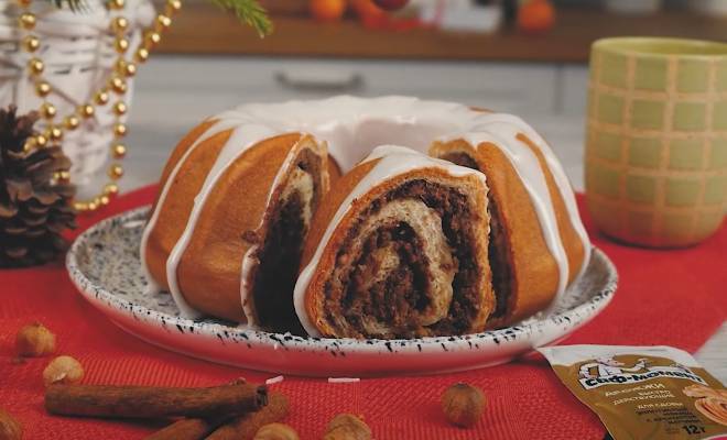 Итальянский праздничный ореховый пирог «Губана» рецепт