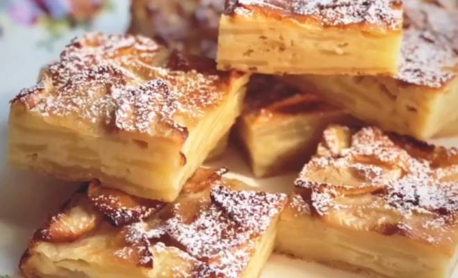 Французский яблочный пирог невидимка рецепт