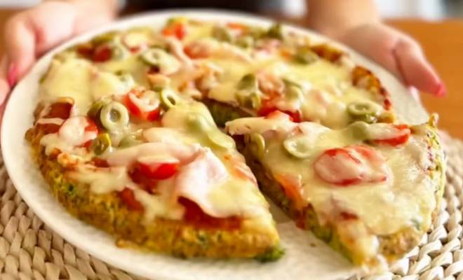 Пицца на основе брокколи без выпечки рецепт