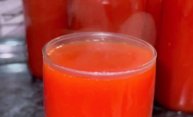 Домашний сок из помидор без соковыжималки