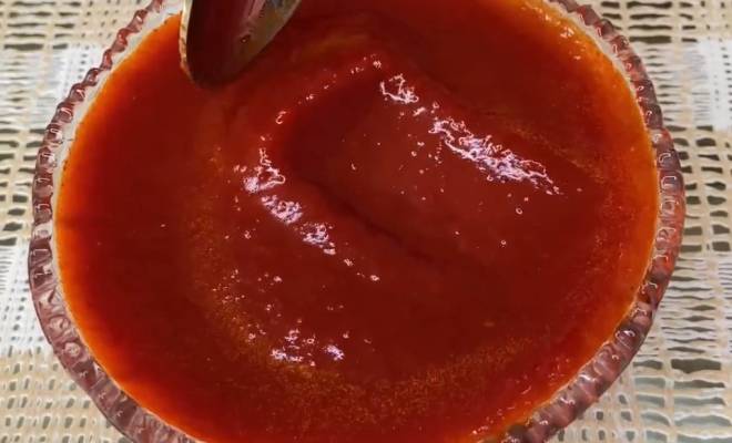 Острый кетчуп на зиму из помидоров и перца рецепт