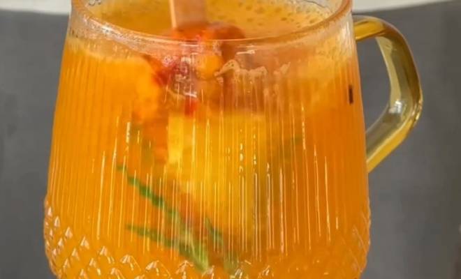 Облепиховый чай с розмарином и апельсином рецепт