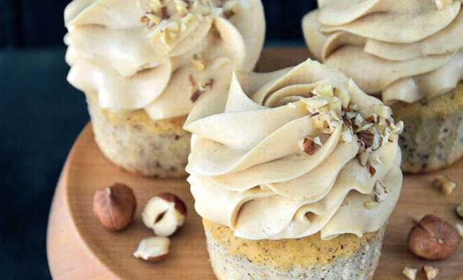 Капкейки с фундуком с шоколадным кремом рецепт