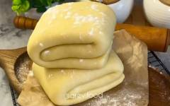 Домашнее слоеное тесто на сливочном масле