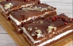 Нежный шоколадный торт с кремом из рикотты