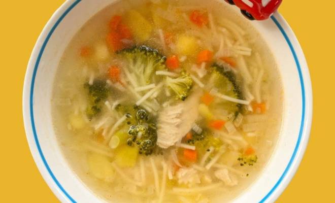 Суп с брокколи и вермишелью рецепт