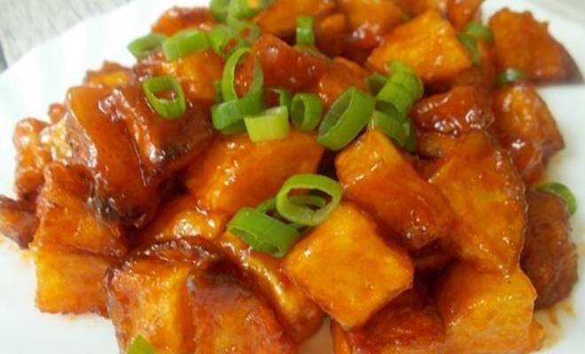 Картошка в кисло-сладком соусе по-китайски рецепт