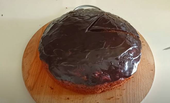 Медовый пирог с тыквой в шоколадной глазури рецепт