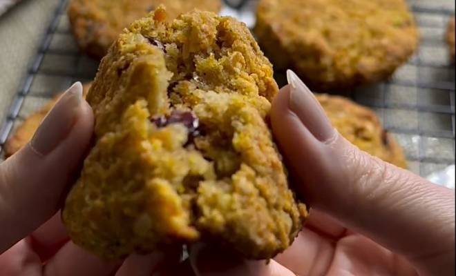 Видео Тыквенное печенье с клюквой без сахара веганское рецепт