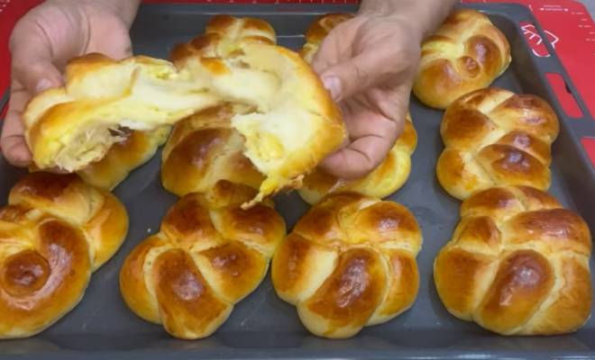 Плетенки булочки с творогом из дрожжевого теста рецепт