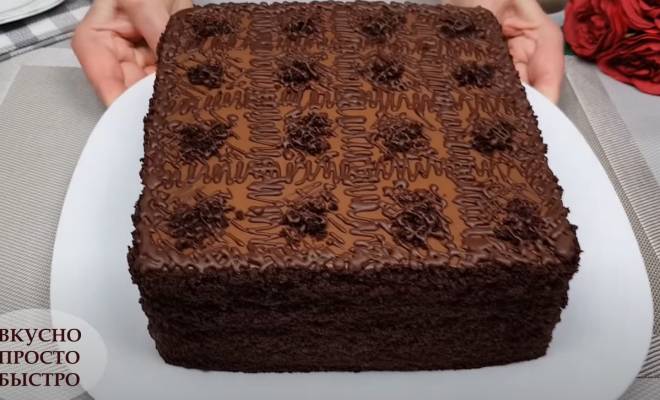 МЕГА Шоколадный Торт рецепт