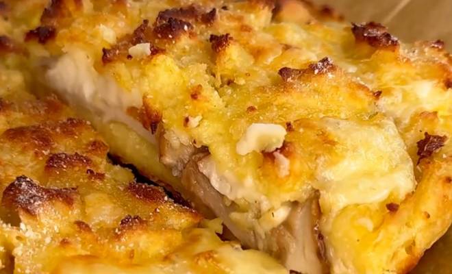 Видео Картофельный пирог «Сбричолата» с грибами и сыром рецепт