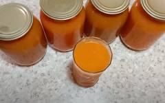 Сок из тыквы, моркови, яблок и апельсина на зиму без соковыжималки