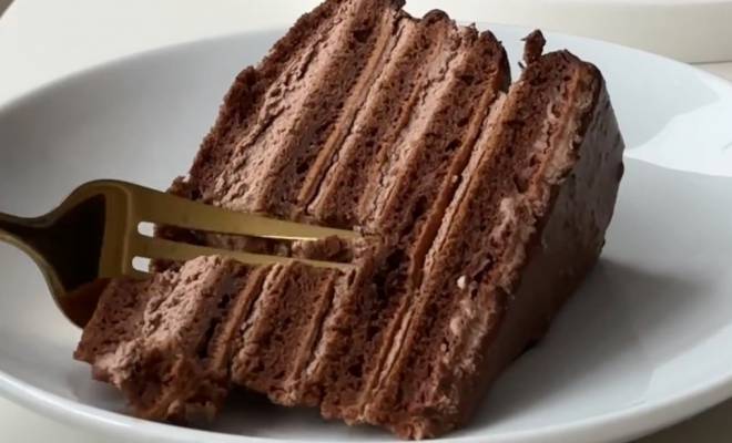 ПП шоколадный торт на сковороде рецепт