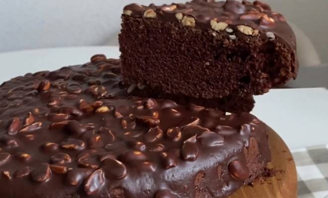 Шоколадный пирог Сникерс рецепт