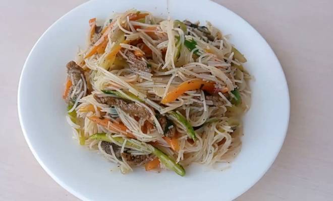 Фунчеза салат с овощами и мясом рецепт