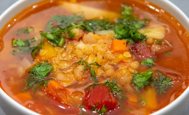 Видео Чечевичный суп из чечевицы с мясом свинины и картошкой рецепт