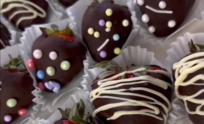Видео Шоколадная клубника рецепт
