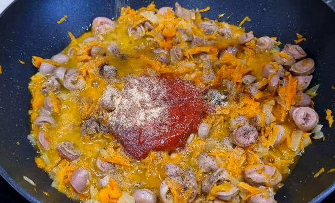 Куриные сердечки с морковью – пошаговый рецепт приготовления с фото