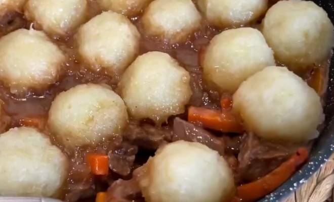 Клецки картофельные с мясом по белорусски рецепт