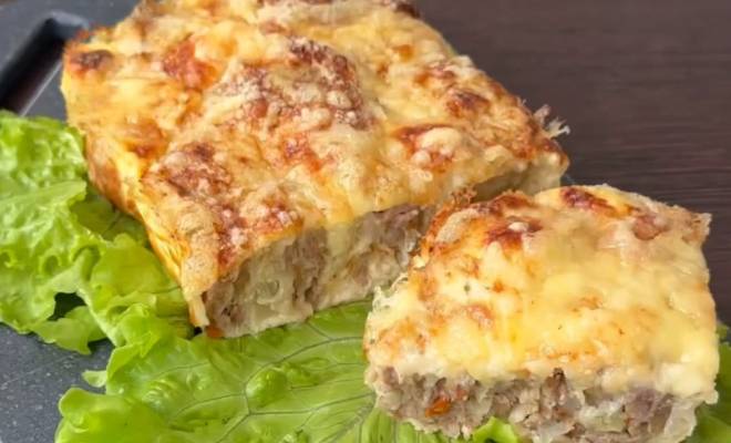 Видео Лаваш с фаршем и сыром в духовке рецепт