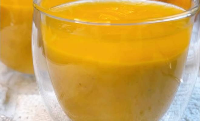 Манговый мусс с кокосовыми сливками и апельсиновым желе рецепт
