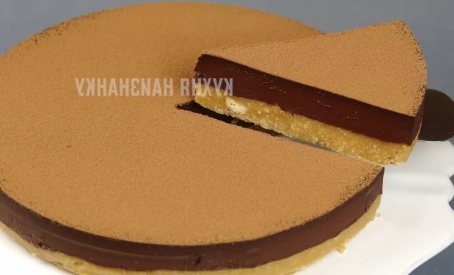 Шоколадный торт без выпечки из печенья и сливок рецепт
