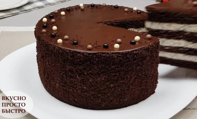 Видео Шоколадный Торт с Маковым Заварным Кремом рецепт