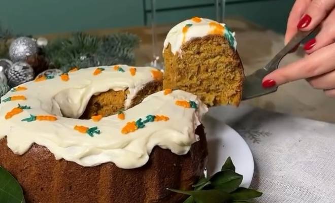 Морковный кекс новогодний рецепт