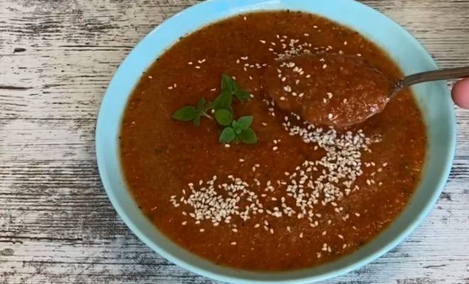 Холодный испанский суп густой овощной рецепт