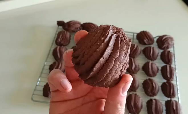 Видео Шоколадное печенье ракушка рецепт