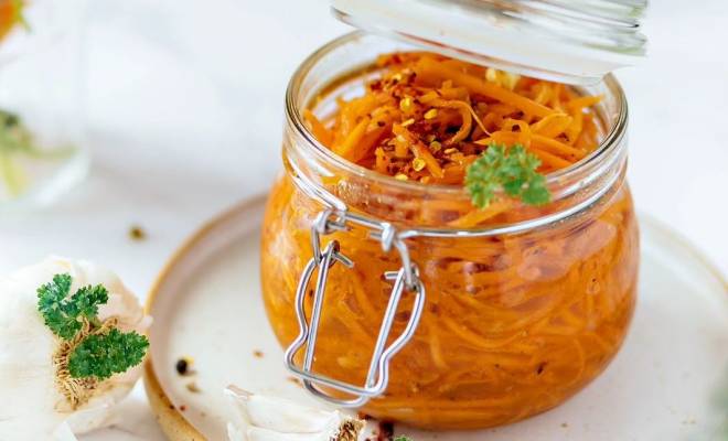 Морковь по корейски с луком рецепт