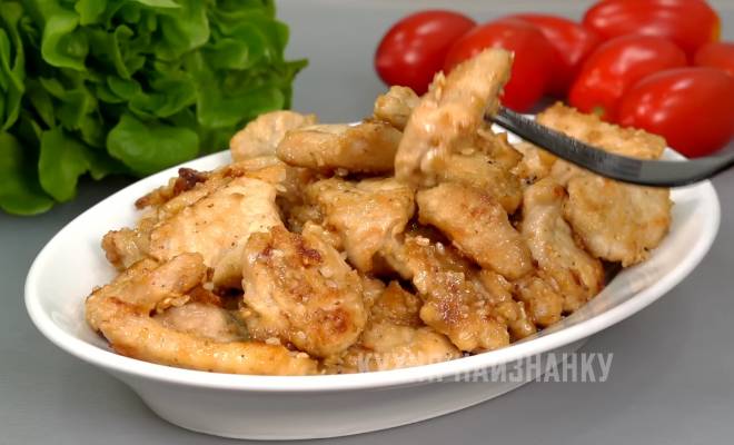 Жареное филе куриное на сковороде рецепт