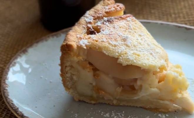 Видео Цветаевский яблочный пирог со сметанной классический рецепт