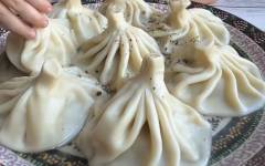 Домашние хинкали с мясом свинины