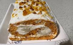 ПП Морковный рулет с томленными яблоками