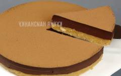 Шоколадный торт без выпечки из печенья и сливок